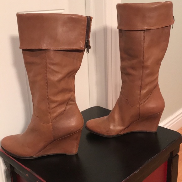 Leather boots STEVEN by Steve Madden Size 9 - Picture 3 of 9
